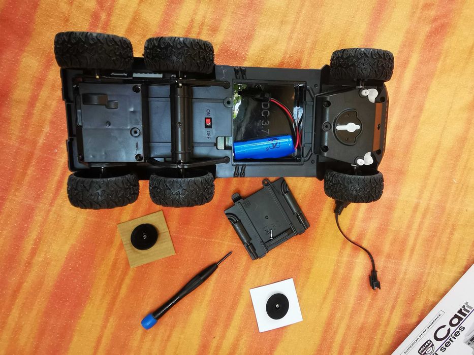 Masinuta Off Road SUV de politie cu telecomanda acumulator NOS