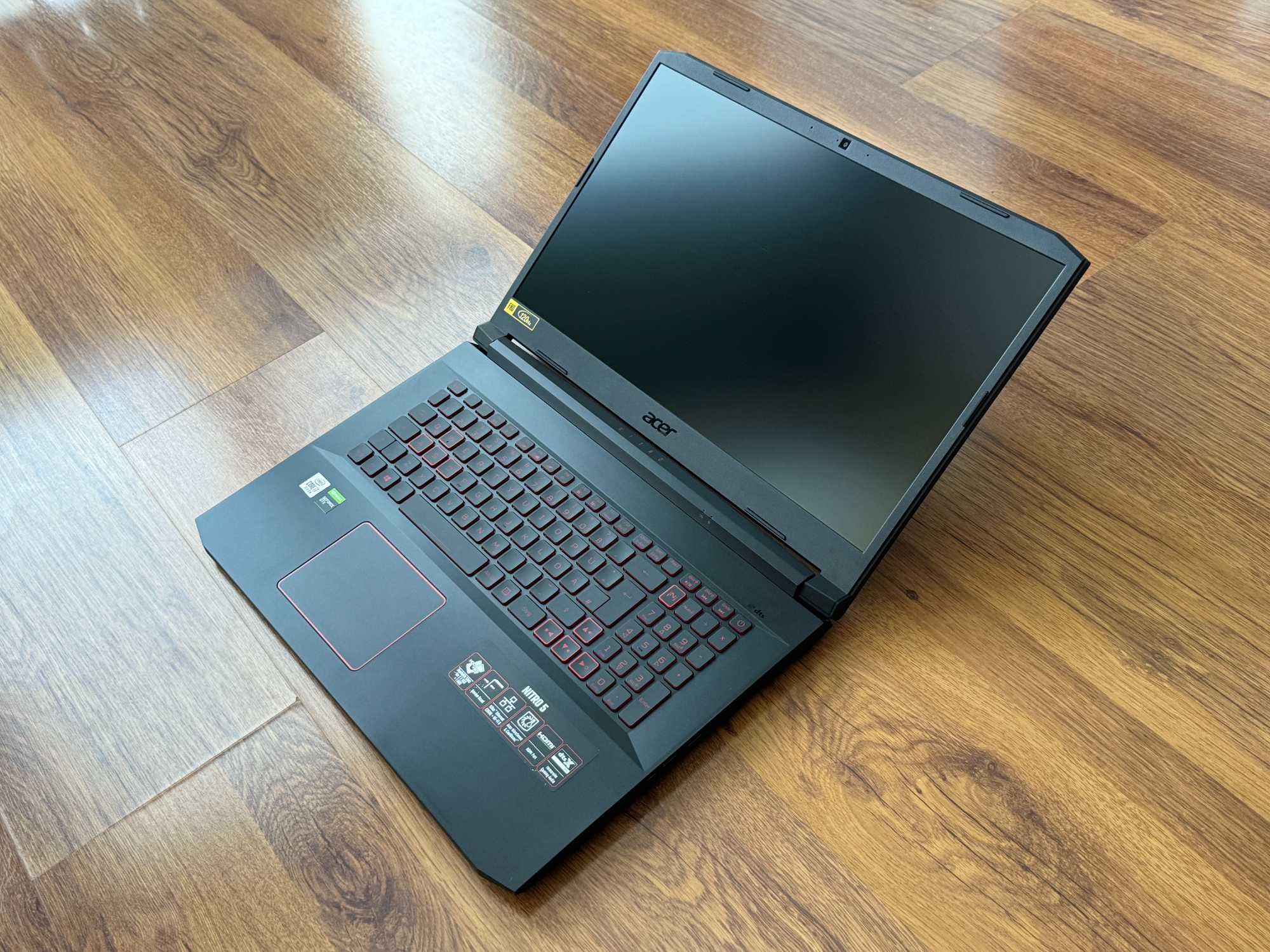 17.3' 120Hz i7-10750H Acer Nitro 5 16GB DDR4/512GB NVMe/GTX 1650 Ti