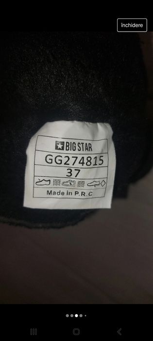 Ghete Big Star  tip UGG fetite