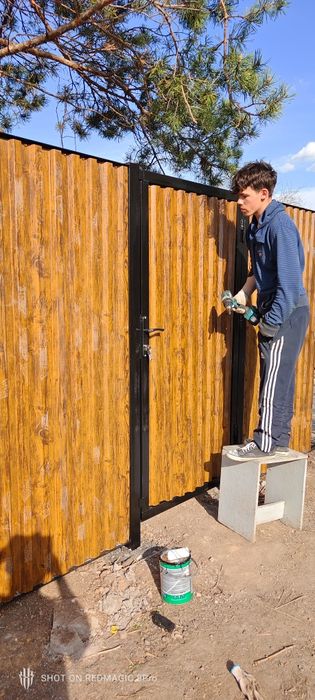 Заборы Астана, заборы, ворота калитки , откатные ворота, ограждение,