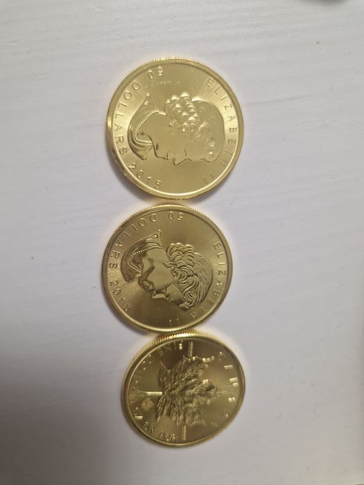 Vand lingou aur 1 uncie monezi aur necirculate