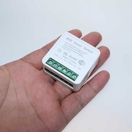 Mini Smart Switch Wi-Fi, Releu inteligent 16A programabil WiFi