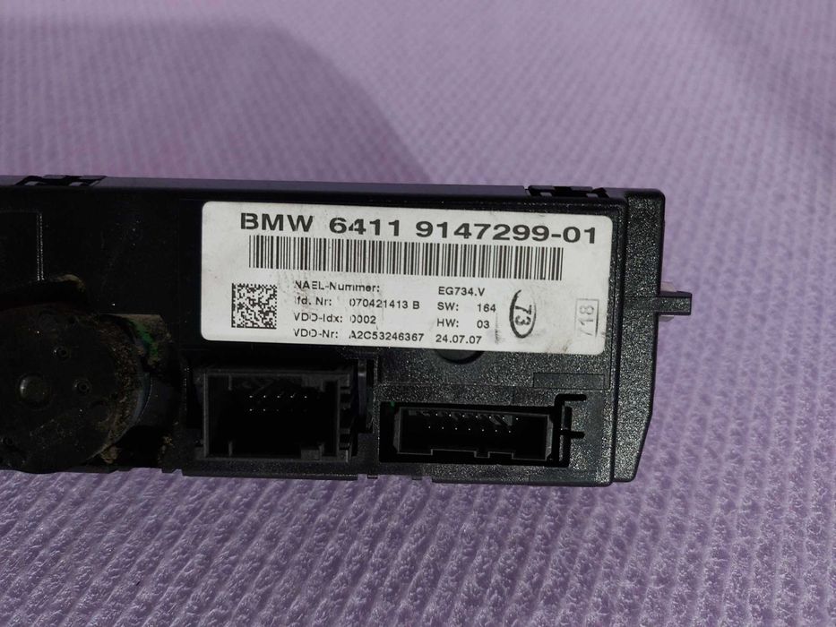 Panou comanda AC clima BMW E81 E82 E84 E87 E88 E90 E91 E92 E93
