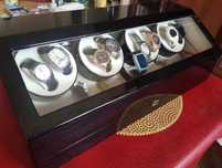 WatchBox  Watch Winder 8+9 spații  Black Piano