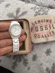 Ceas Fossil es2437 alb ceramic