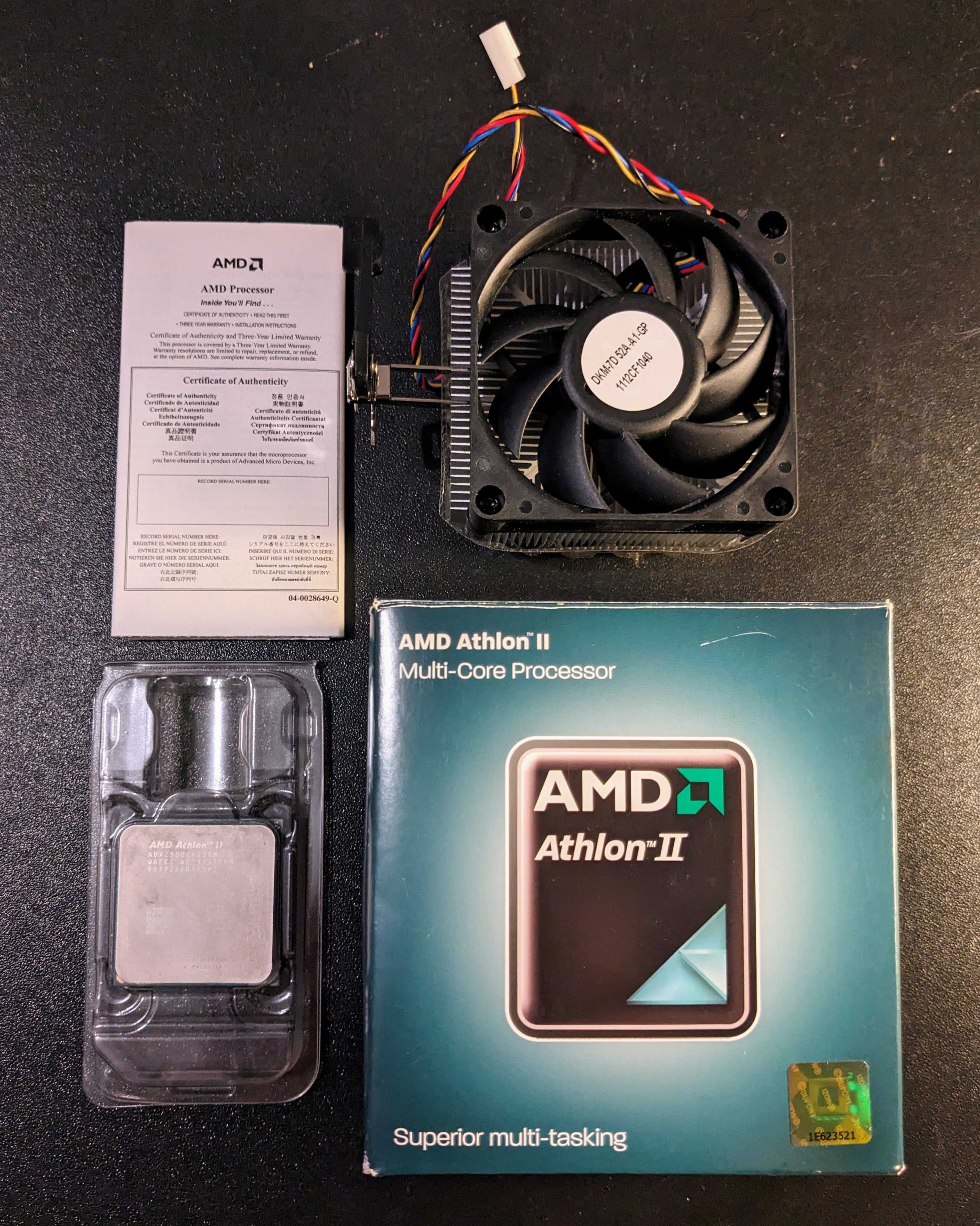 Placa de baza ASUS M4A79XTD EVO și procesor AMD Athlon II X2 250