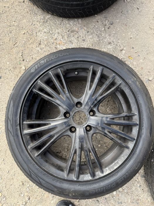 Vand 4 roti complete aftermarket, 2 cauciucuri nexen, 2 hankook.