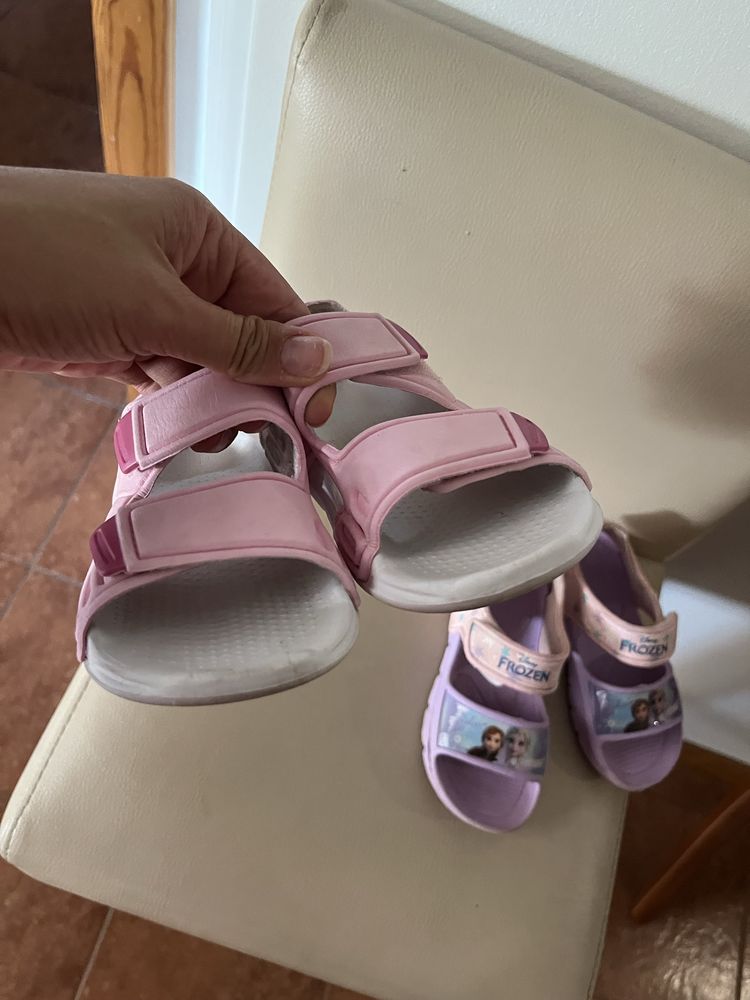 3 чифта сандалки , Geox и Adidas