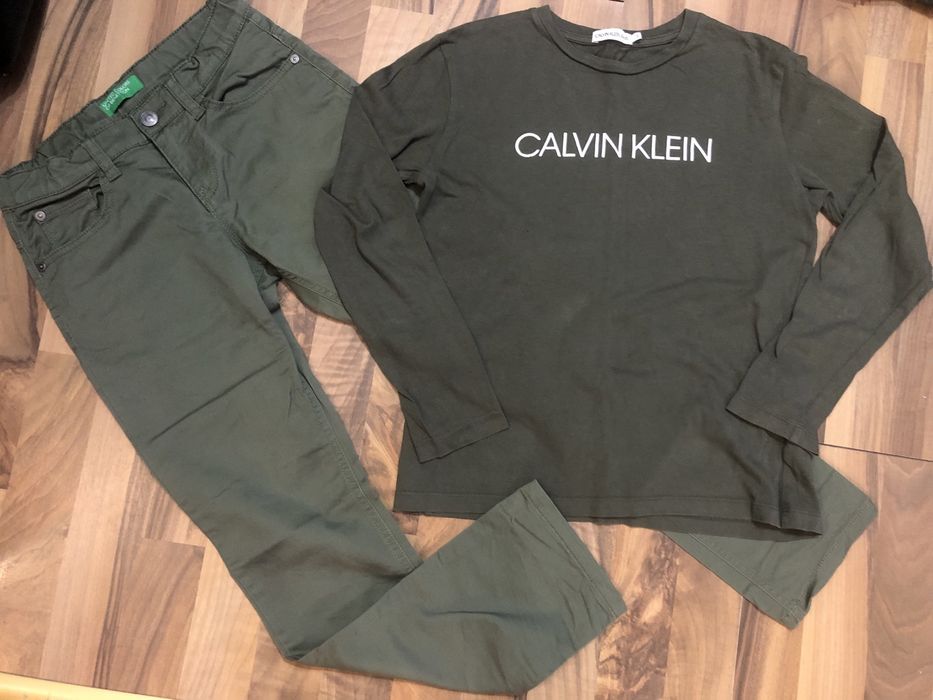 Блузка Calvin Klein и панталон Benetton