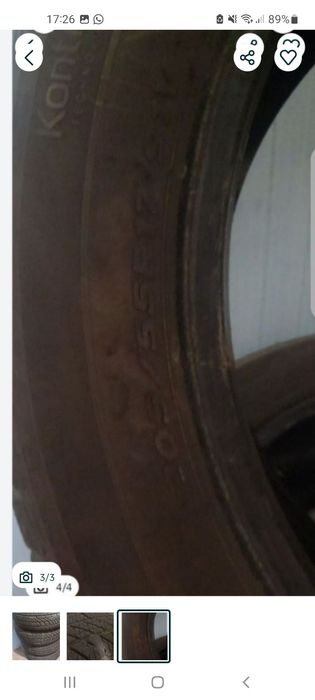 Anvelope auto hankook 205 55 17 m.s