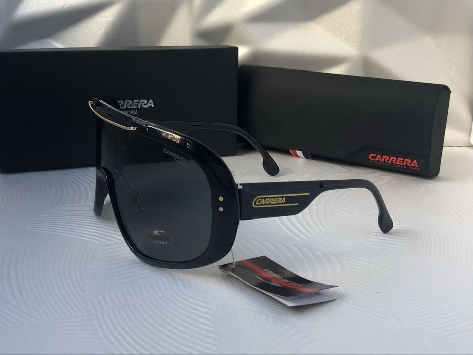 Мъжки слънчеви очила маска carrera epica 2 цвята черни сини