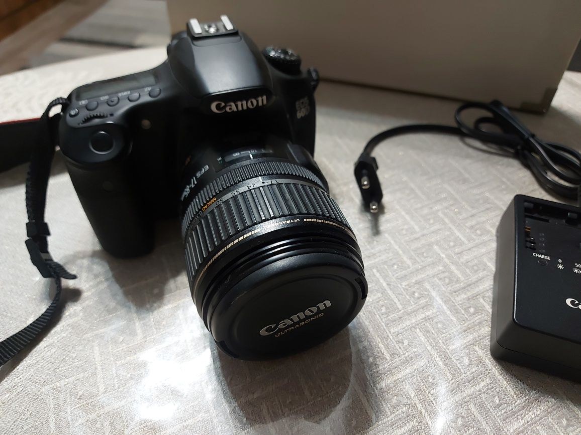 Фотоаппарат Canon 60D, объектив 17x85
