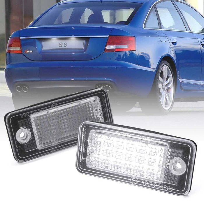 Lampi led numar dedicate Audi A3 A4 A6 / B6 – B7 / C6 / D3 / Q7