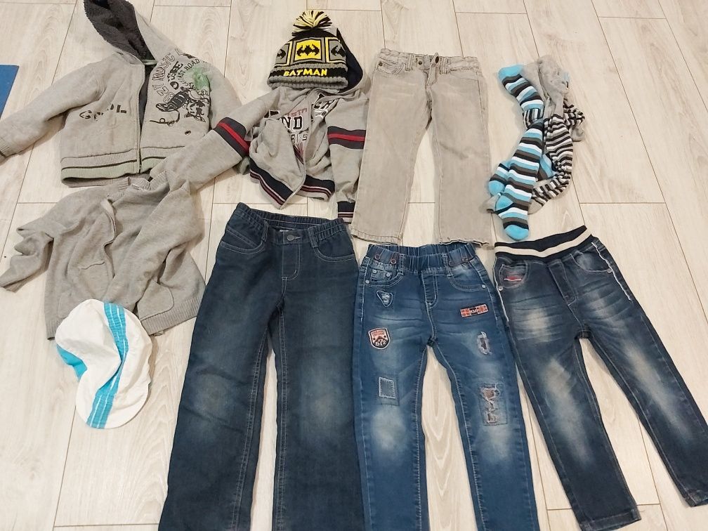 Pantaloni jeans 3 ani geaca 5 ani Decathlon quechua baieti