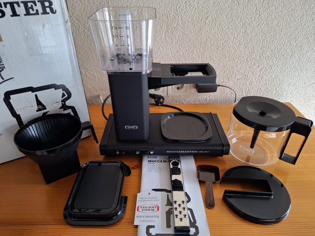 Moccamaster KBGV  Select Matt Black 1520W, 1.25л,филтърна кафемашина