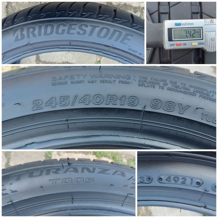 O bucată 245/40 R19 vară - una Firestone Lassa Bridgestone