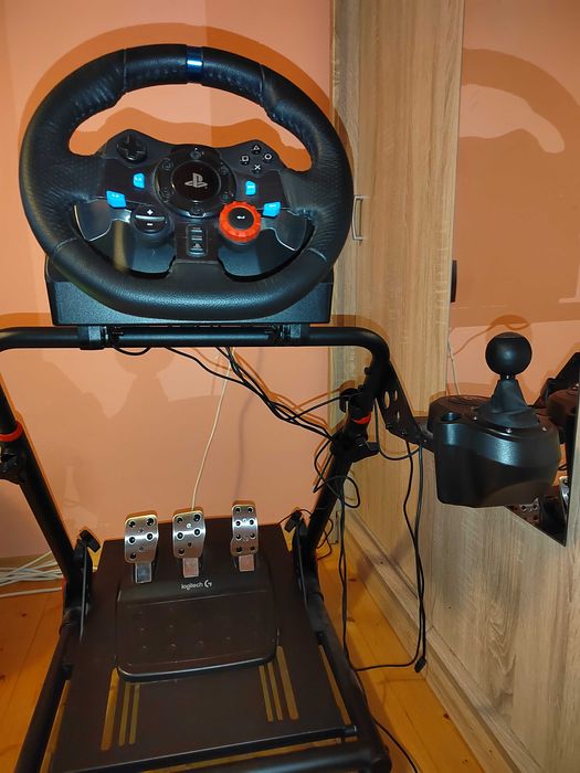Logitech G29 Driving Force Racing Wheel Волан за PC PS 3 PS 4 PS 5