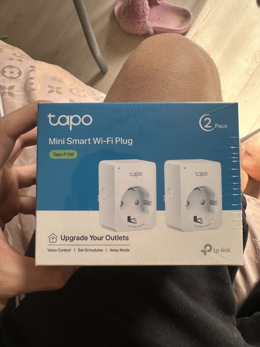 Cameră si 2 Prize Wifi Tapo