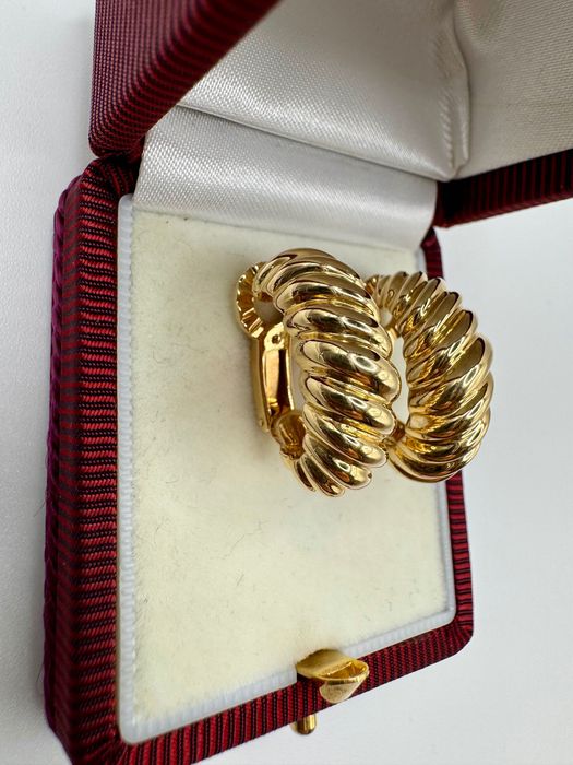 Обеци Cartier златни