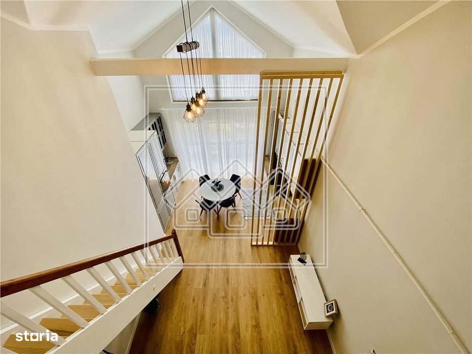 Penthouse 3 camere, aer conditionat, terasa 10.24 mp - 2 bai