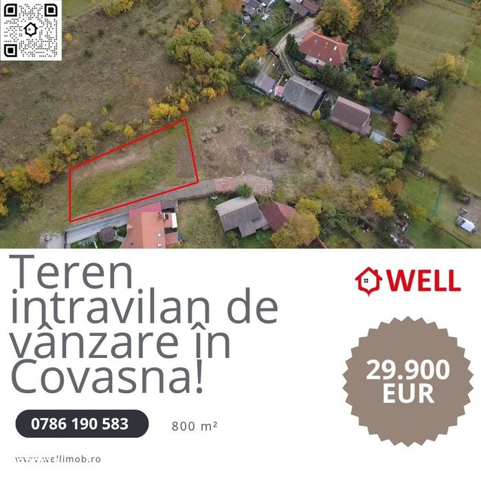 Teren intravilan de vânzare în Covasna!