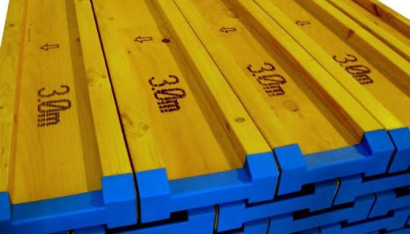 Дървени Трегери 2.90м