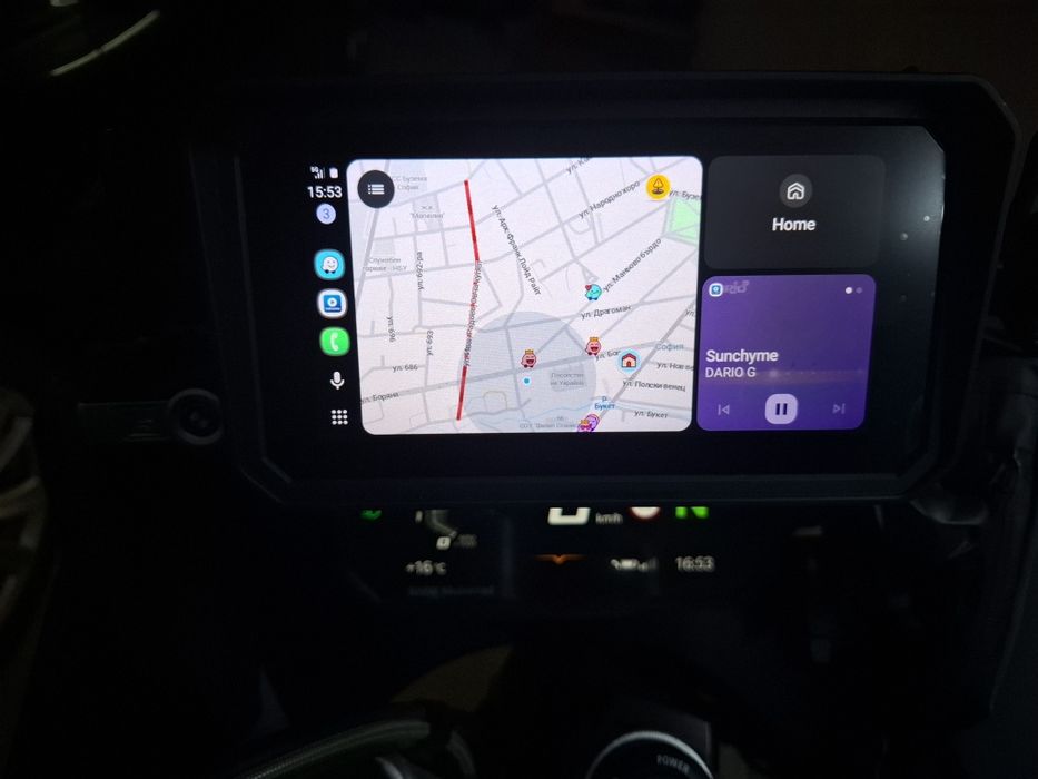 BMW Car Play/Android Autо GPS навигация за мотоциклет 6"  (инча}, Нова