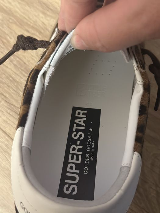 Golden goose  sneakers animal print