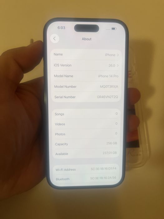 Iphone 14pro 256GB