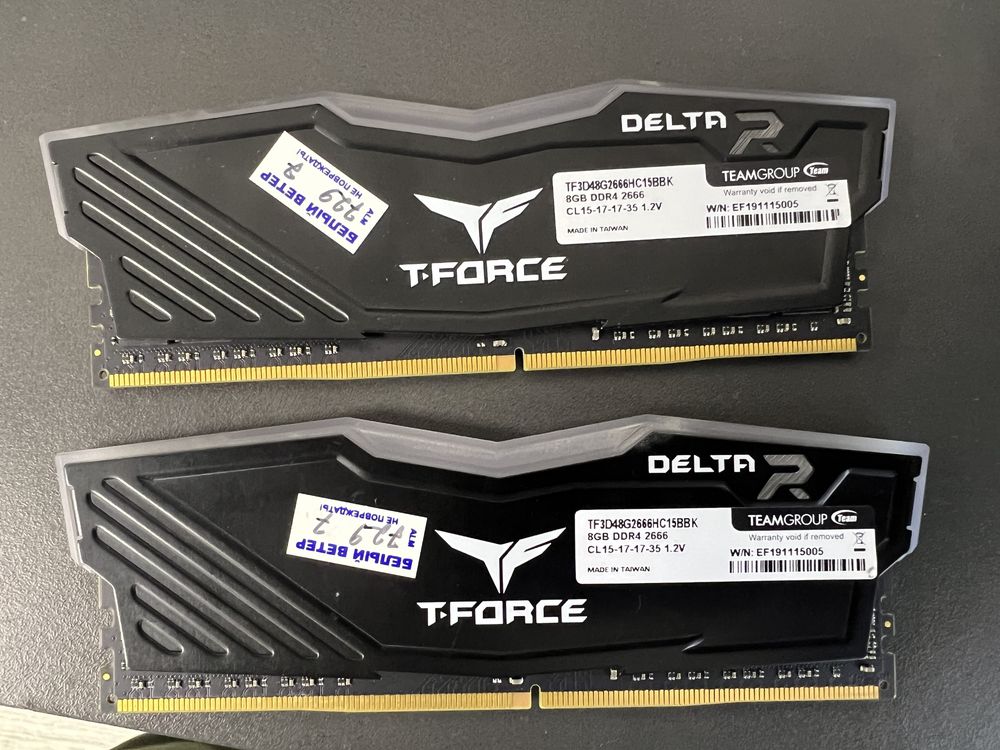 Оперативная память ddr4 t-force delta rgb 16gb (8+8)