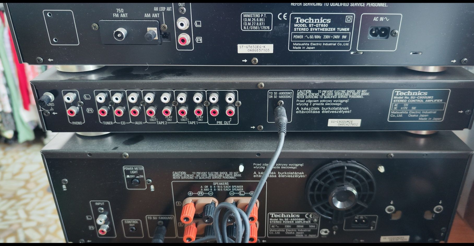 Technics SE A900 SM2, SU C800 UM2, ST-GT650