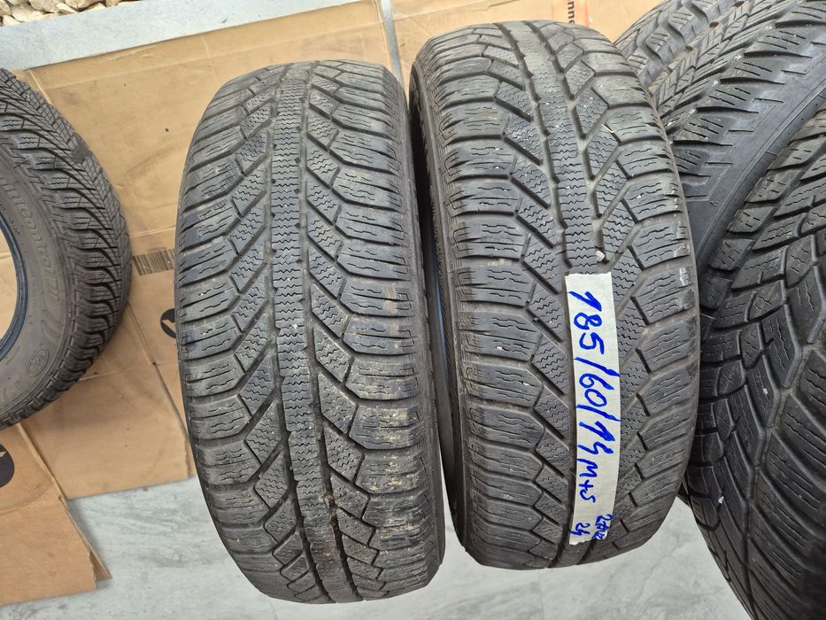 Vând cauciucuri 185/60/14 M+S 2 buc imp Germania//Dot 2024// Semperit