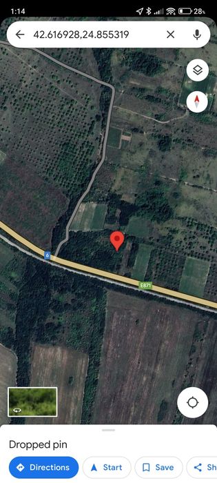 НИВА в Карлово на главен път Карлово-Бургас Е871