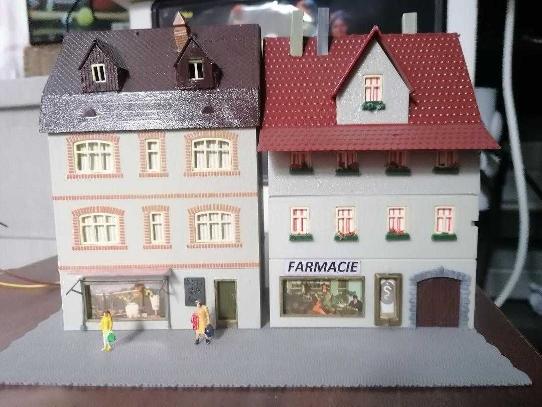 Cladiri HO diorama trenulet electric