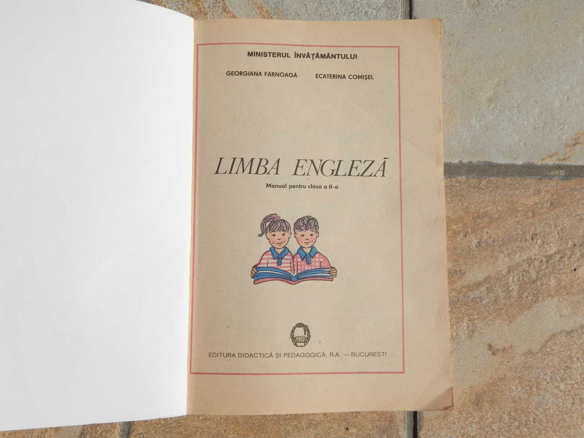 Manual limba engleza clasa II Edit Didactica Pedagogica Bucuresti 1994
