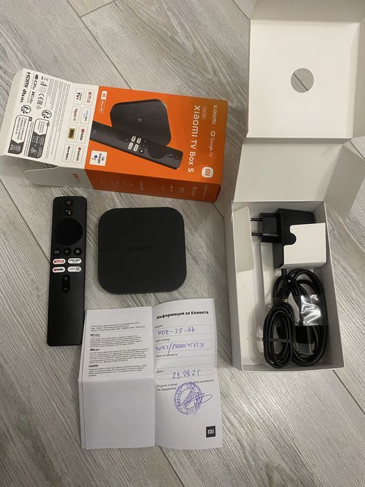 Xiaomi TV Box S гугъл тв
