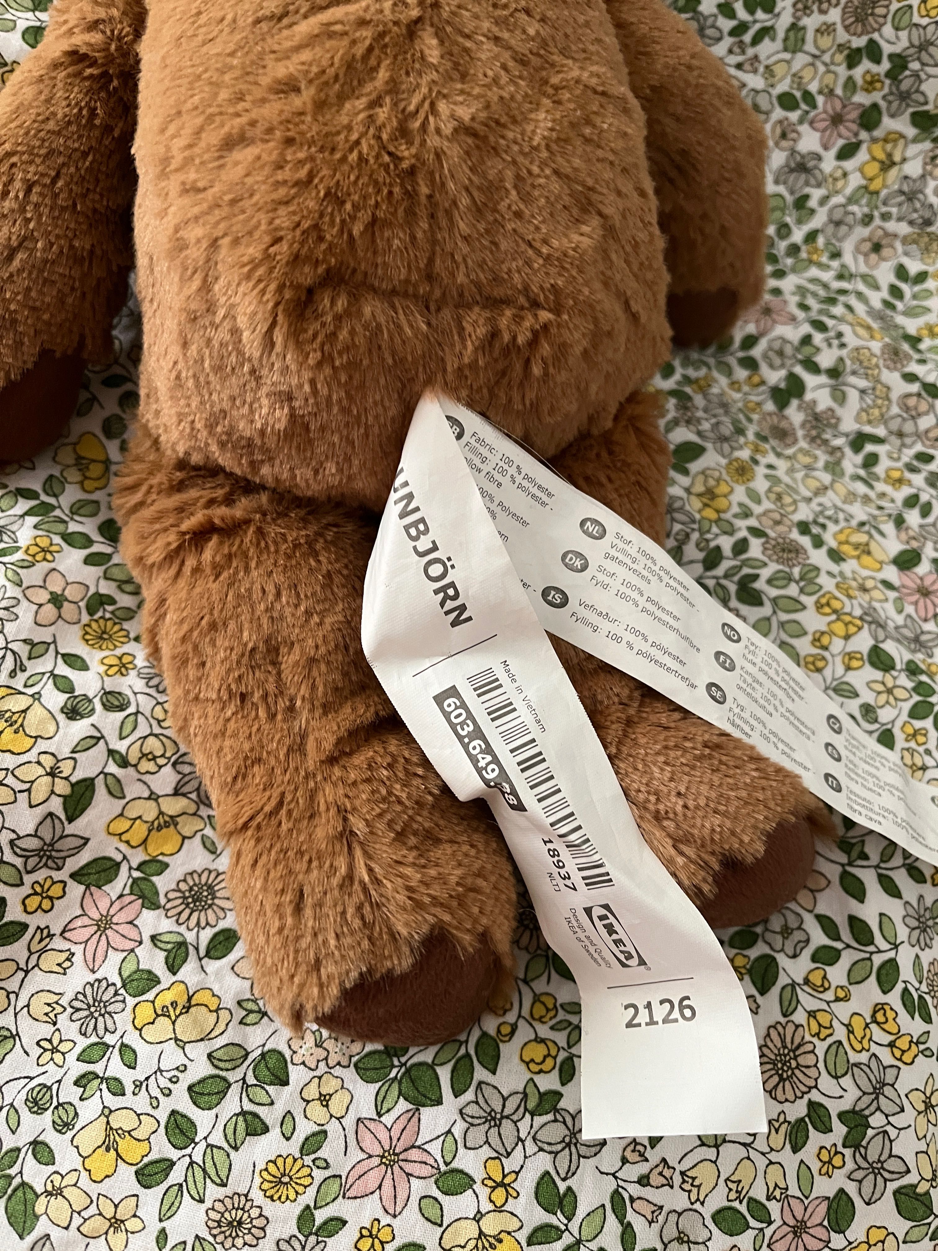 Ikea Brunbjörn плюшено мече