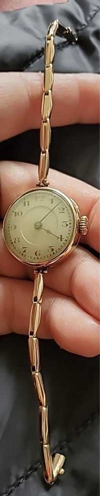 Ceas de aur masiv 14k mecanic anii 60