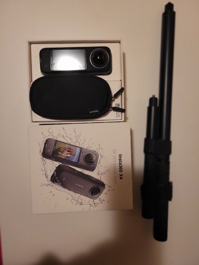 Camera actiune insta360 x4 8k 360 action cam