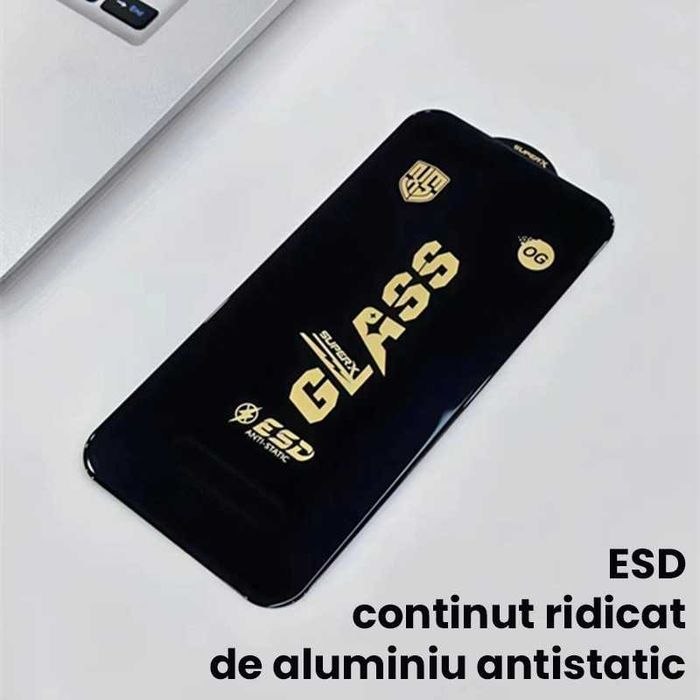 Folie de sticla transparenta sau privacy pentru iPhone 17 Pro