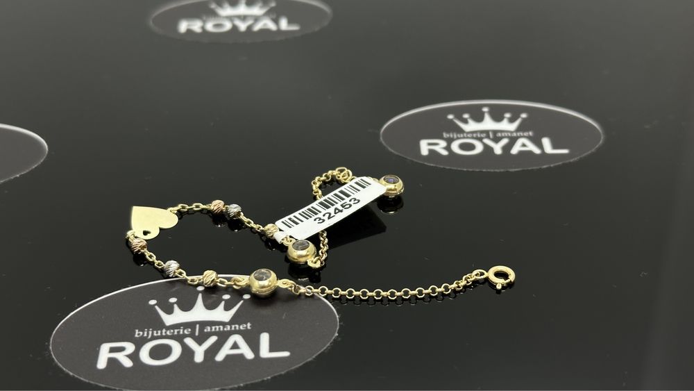 Bijuteria ROYAL : Bratara AUR NOU 14K / 2.61 GR