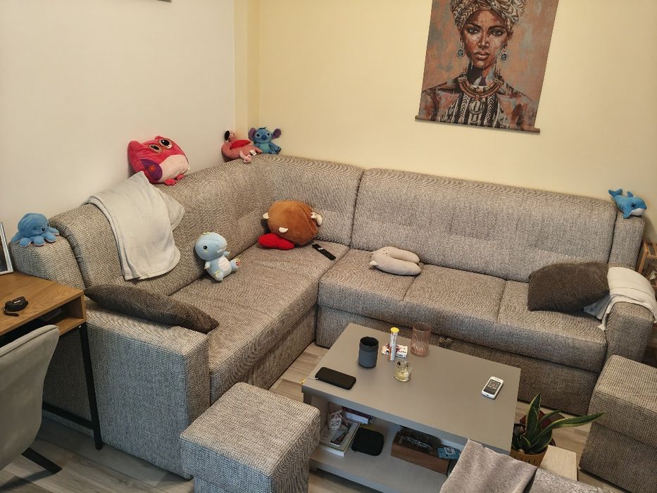 Colțar extensibil + 2 tabureti