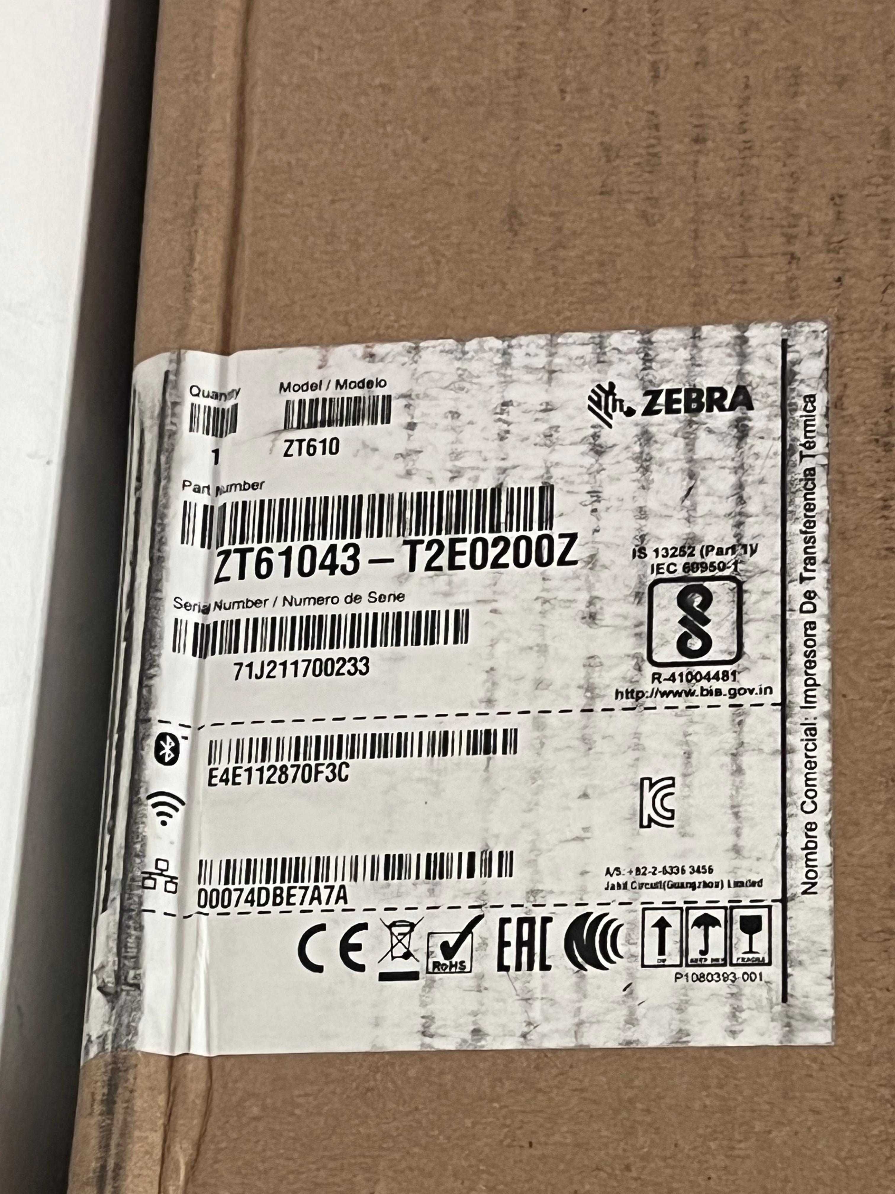 Zebra ZT610 ZT61043-T2E0100Z imprimantă de etichete,