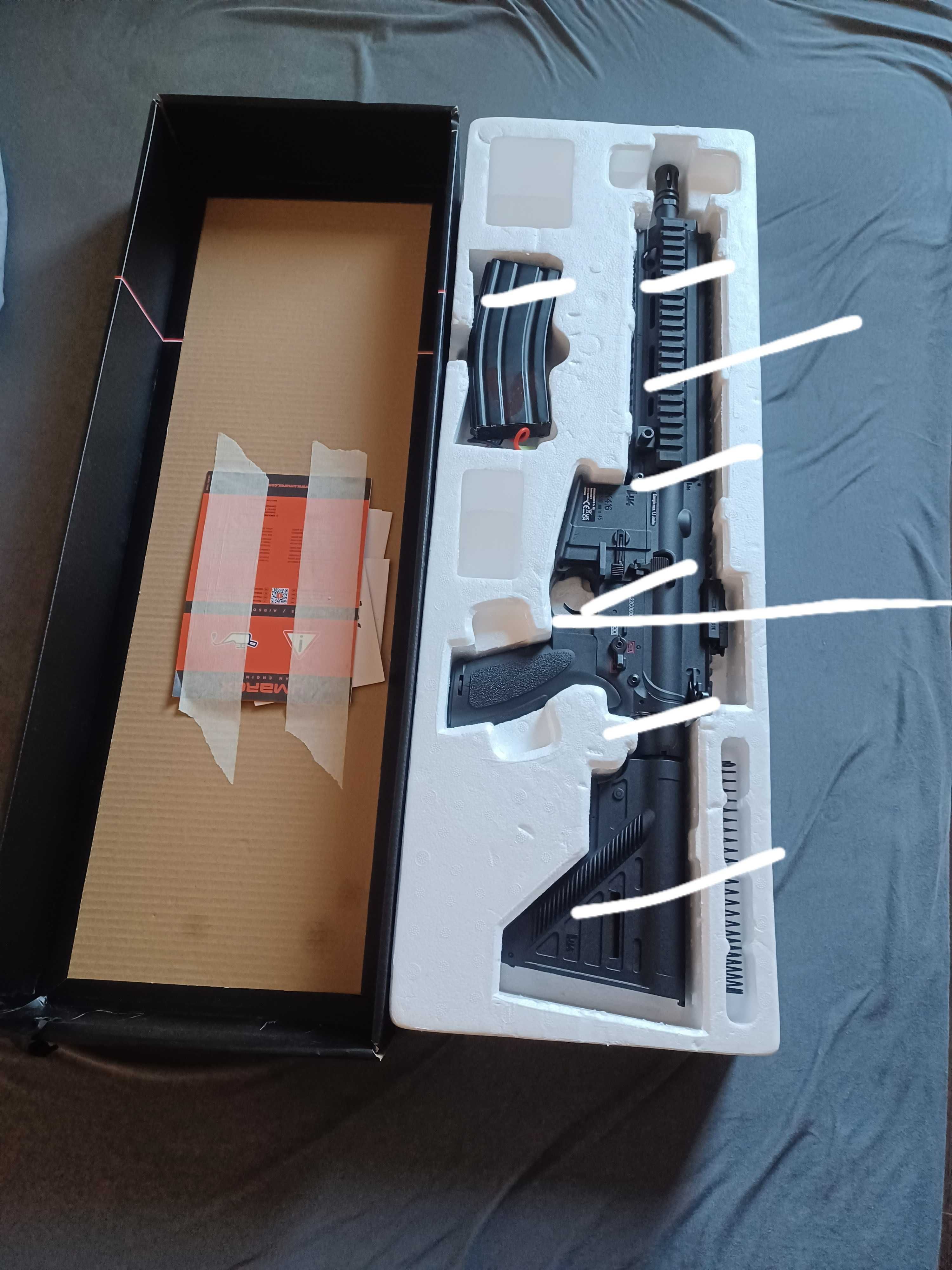 airsoft umarex a5 еърсофт пушка умарекс hk416