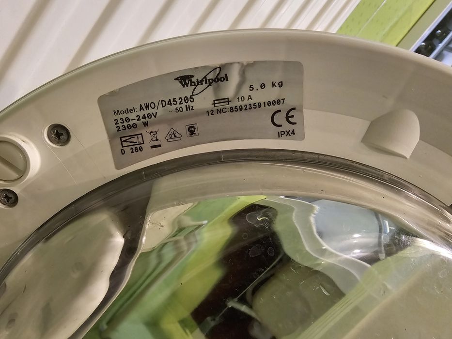 Whirlpool masina de spălat rufe parțial functionala