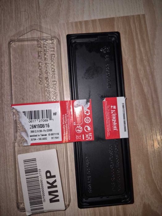 Memorie Kingston 16GB DDR4 PC4-21300 2666Mhz CL19 KVR26N19D8/16