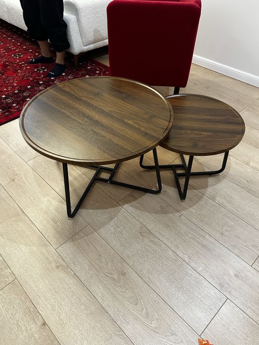 Двухуровневый журнальный стол