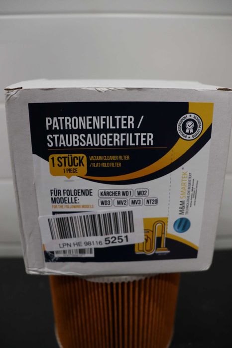 Филтър Karcher патронен филтър WD/SE (28633030)