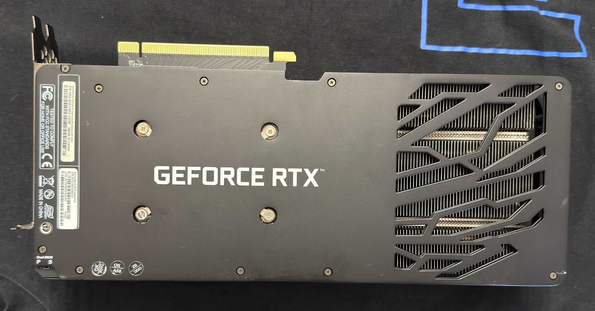 ТОП състояние Видео карта GPU Gainward RTX 3070 Phantom GS 8GB GDDR6