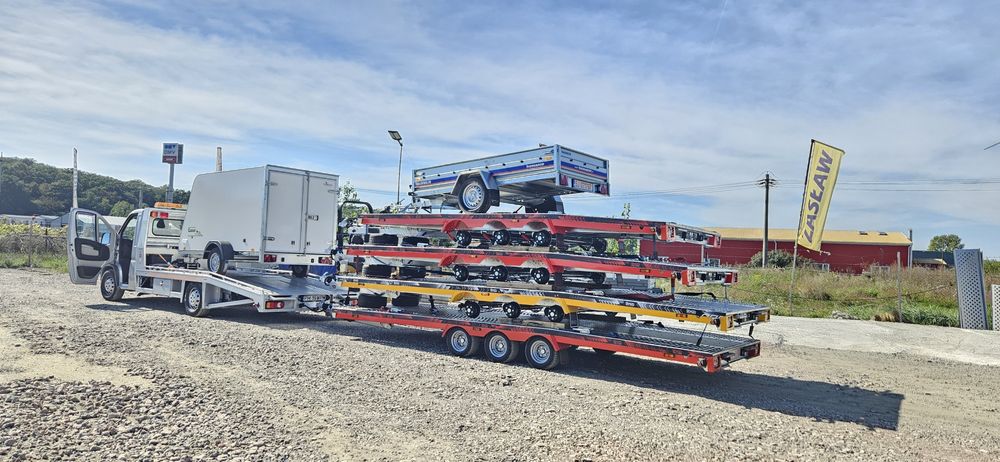 Platforma Trailer auto 5m-5.5m-6m, 3 axe - TA-NO SCORPIO
